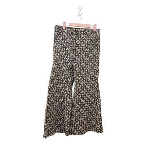 We The Free by Free People | Black & White Wavy Flare Jeans | Size 32